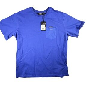 Snipes Nylon Pocket Tee Mens XL Blue New SNQ223011M Streetwear T-Shirt